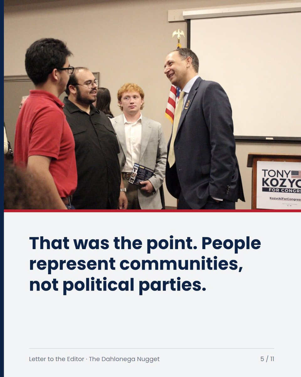 TonyKozycki's tweet photo. I went into one of the most conservative parts of #GA07, answered every hard question, and stayed until the last person left.

People represent communities, not political parties. https://t.co/yg6KVvq7Sq