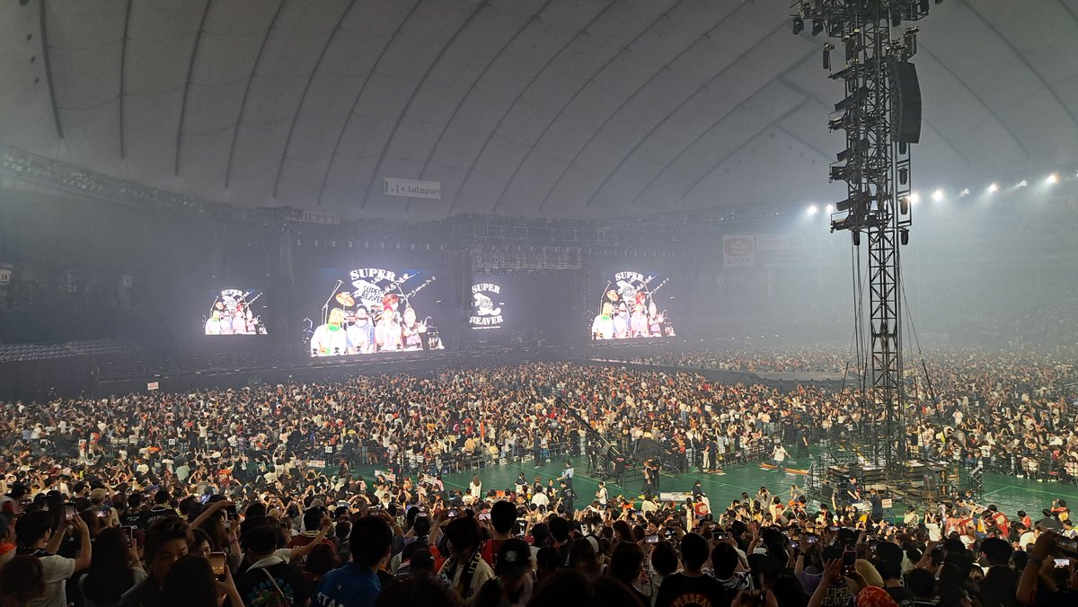 meso_killswitch's tweet photo. SUPER BEAVER東京ドーム9/23参戦！！最高に楽しかった！！もうね、とにかく良かった。なにがどうと言われてもとにかく良かった！！！(語彙力皆無)

明日から頑張って生きます！！ https://t.co/aUpurxlHev