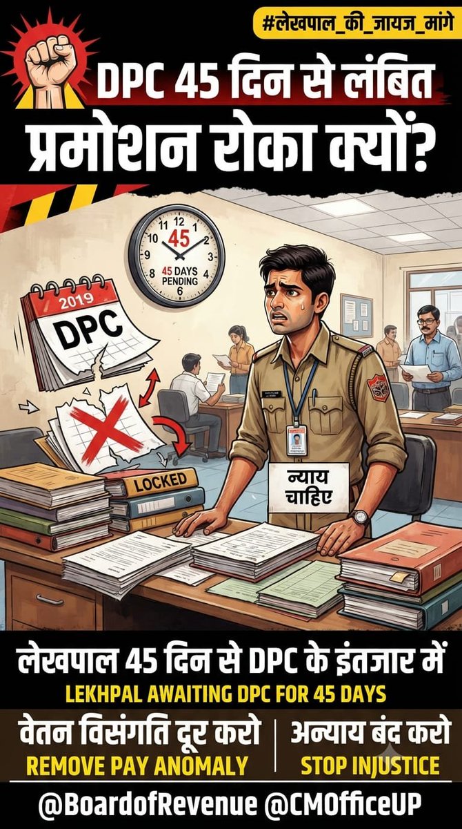 Anuj0891sharma's tweet photo. #लेखपाल_की_जायज_मांगे @CMOfficeUP @ChiefSecyUP @myogiadityanath  @myogioffice https://t.co/SjL2UGPdcr