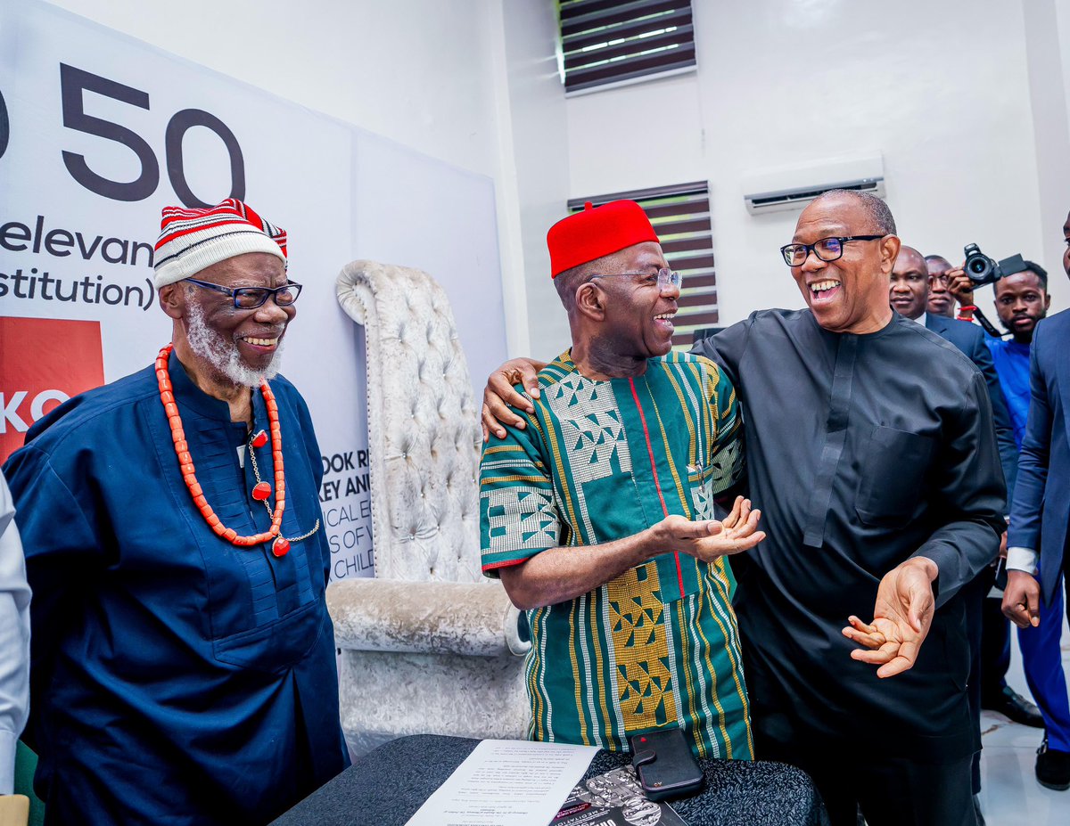 alexottiofr's tweet photo. Yesterday in Ikeja, Lagos, I joined eminent Igbo leaders, traditional rulers and other distinguished guests at the public presentation of the book, Ohaneze at 50: The Burden of Memory, The Politics of Relevance: A Critical Biographical Reflection of an Igbo Institution, written by Agbaeze Ireke Kalu Onuma. My speech, titled “Ohaneze at 50: A Book That Holds Up the Mirror,” reflected on the significance of the book and the future of Ohanaeze Ndigbo.

At 50, Ohanaeze Ndigbo deserves celebration, but also honest reflection. This 602-page work goes beyond recounting the organisation’s history. It examines its leadership, achievements, challenges and continuing relevance.

As Phyllis Diller (1917–2012) reminds us, “Maybe it's true that life begins at fifty. But everything else starts to wear out, fall out, or spread out.”

The book therefore challenges us to look beyond history and ask what Ohanaeze has become, what it should be, and what it must do to remain relevant to generations of Ndigbo yet unborn.

It reminds us that while heritage provides a foundation, relevance must be earned continuously. The future of Ndigbo requires institutions that embrace young people, technology, innovation and the global Igbo community, while translating our rich cultural identity into greater economic, intellectual and political strength.

I commend Agbaeze Ireke Kalu Onuma for undertaking this important work and recommend the book to everyone interested in the history, identity, unity and future of Ndigbo.

Ohaneze at 50 is not merely a record of history, it is an invitation to reflect on where we are and where we should be headed.

As Chili Davies aptly puts it, “Growing old is mandatory; growing up is optional.”

May the 50th anniversary of Ohanaeze Ndigbo mark not only a celebration of its past, but also inspire a deeper conversation about the future we must build.