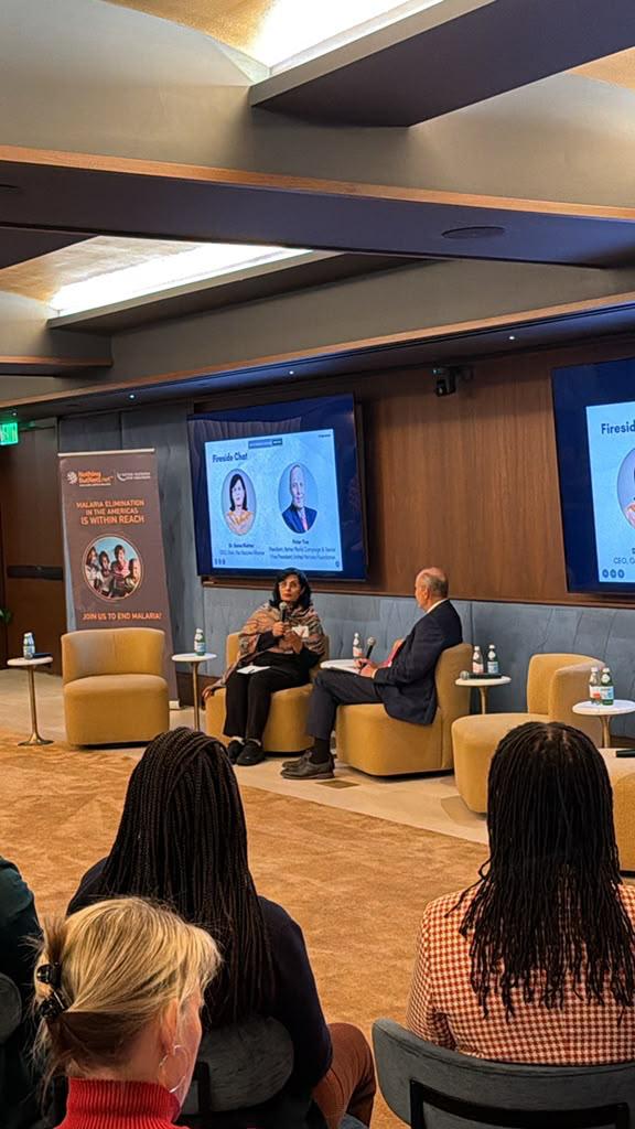 SaniaNishtar's tweet photo. In United to Beat Malaria’s #UNGA panel discussion I explained why finishing the fight to #endmalaria depends on whether we can bring all malaria preventive tools together, sustain investment and deliver them at scale. @endmalaria https://t.co/yR6Gea7iS2