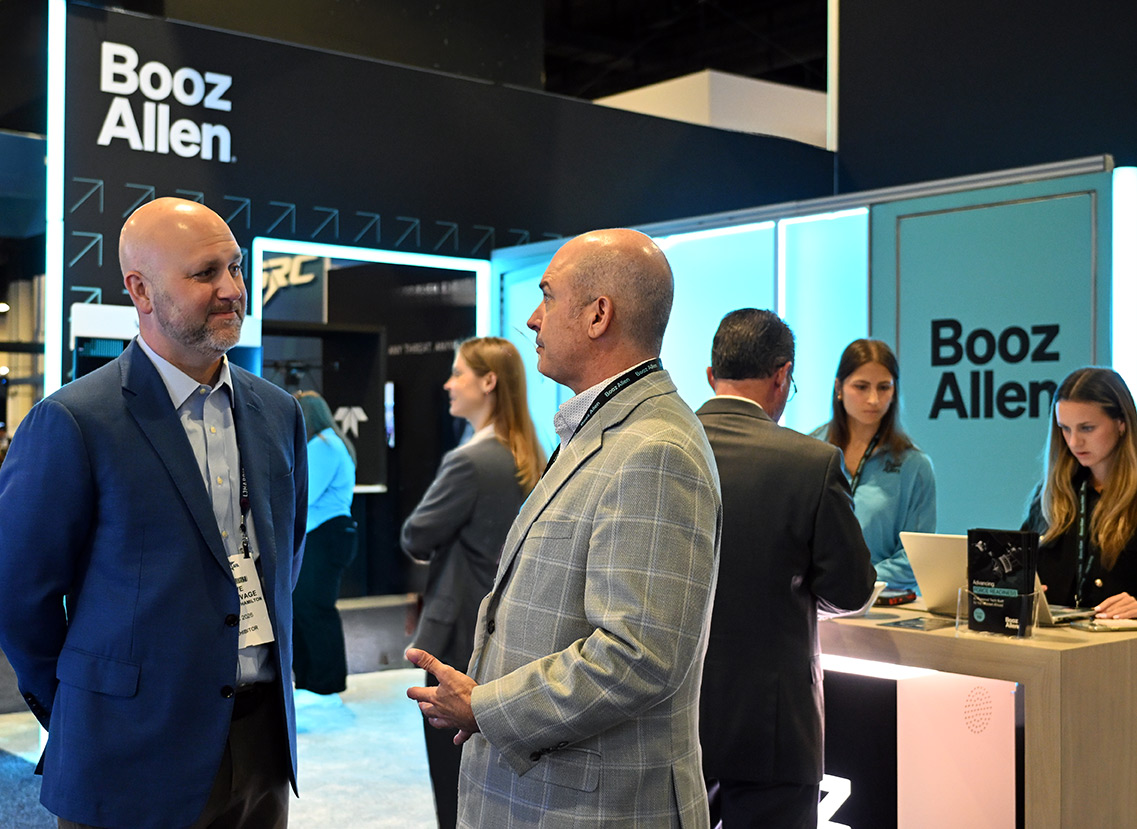 BoozAllen's tweet photo. Built for mission. Proven in the field.
 
Last week at Air, Space & Cyber we brought AI-powered, mission-ready tech, built to strengthen force readiness, including:

·  Modular Detachment Kit  
·  Predictive AI for Readiness 
·  Synthetic Environments 

Our tech accelerates training, rehearsal, and readiness—giving operators the advantage to outpace evolving threats. 
 
Swipe to see Booz Allen in action.
