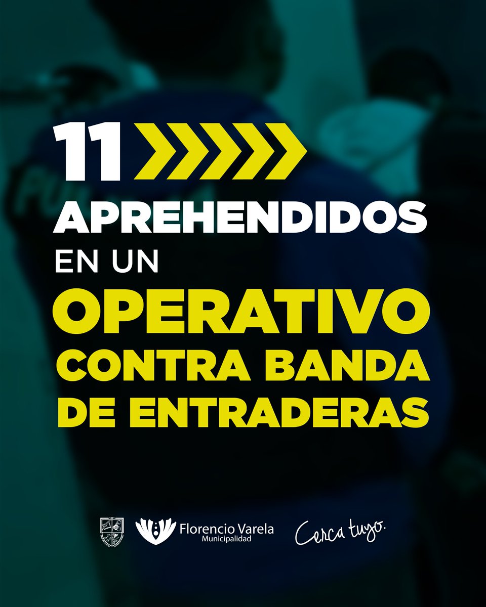 Andreswatsonok's tweet photo. 11 APREHENDIDOS EN OPERATIVO CONTRA BANDA DE ENTRADERAS 🚔

Tras un llamado al 911, un procedimiento policial permitió la detención de diez hombres y una mujer, investigados por distintos robos. https://t.co/kxQtdMwtvK