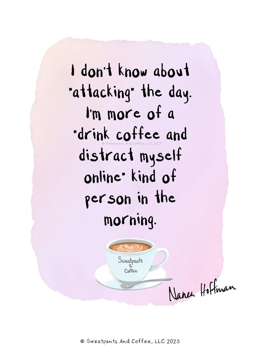 SweatpantsCafe's tweet photo. Cheers! 💜☕️ https://t.co/iwoTKTneld