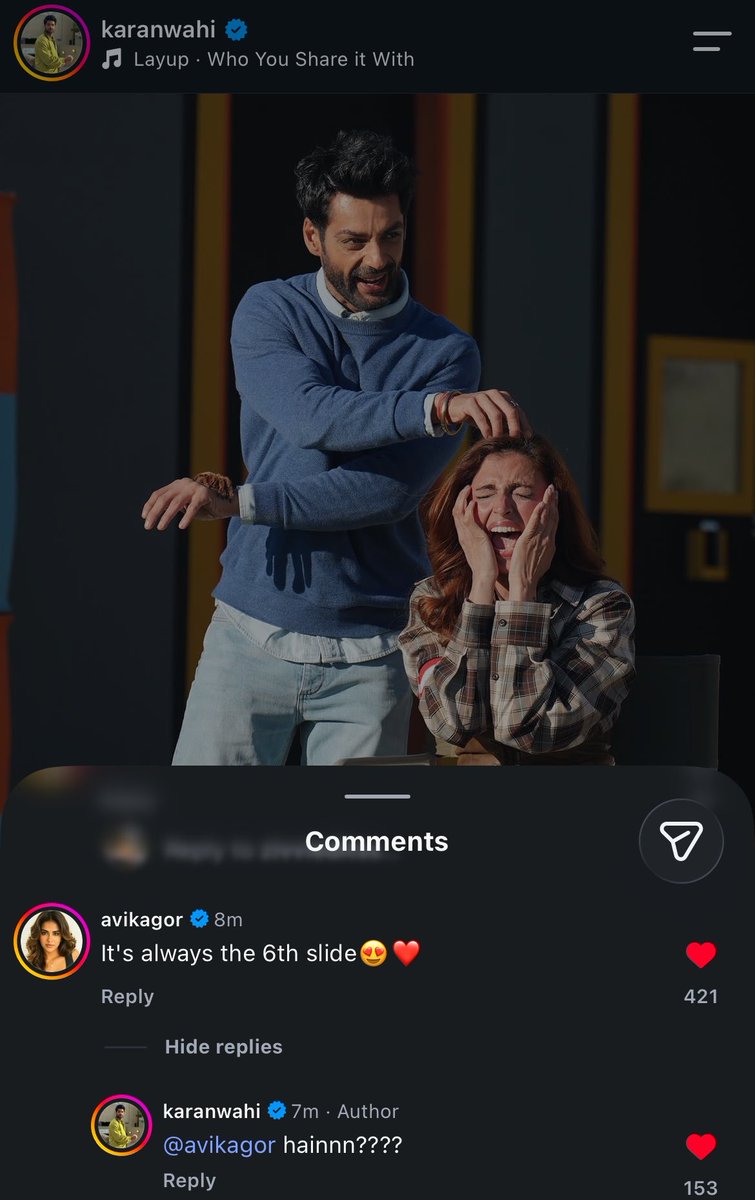 bhataktasitara's tweet photo. Mr. Karan wahi acting all clueless but Avika caught him BWAHHA such a cutie <3

#karanwahi #farrhanabhatt #KKK15 https://t.co/UjpsT6Qc9p