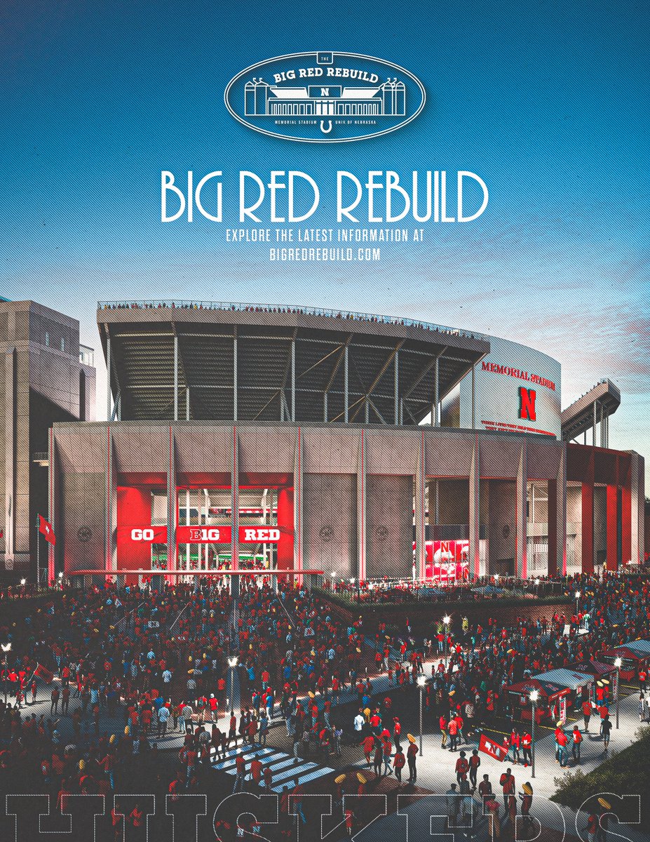 Huskers's tweet photo. Enhance. Modernize. Protect.

Explore the latest information regarding Big Red Rebuild » https://t.co/HJmWgmb2yN https://t.co/egtOfmMFoi
