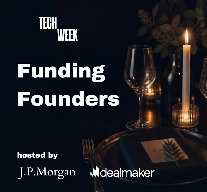Dealmakertech's tweet photo. You close the round. A week later, you’re already thinking about the next one. 

Not really a panel topic. Better over dinner. 🍽️

DealMaker x J.P. Morgan | SF Tech Week
Oct 5 | 6–9 PM PT

Small table. Spots are limited. 👀

RSVP: https://t.co/dY7aB7z7pA
#SFTechWeek https://t.co/WF0mVhJVP7