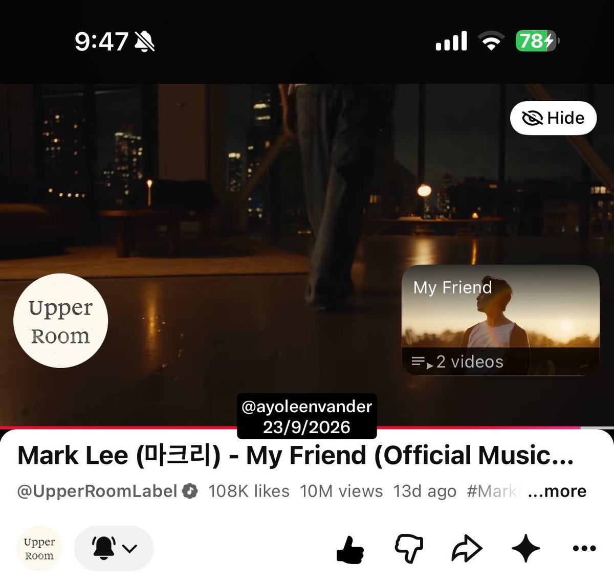 ayoleenvander's tweet photo. @upperroomlabel 🩵
#MarkLee #마크리 
#MyFriend_MarkLee 
#MyFriend_Streaming https://t.co/CmggmvcyHQ