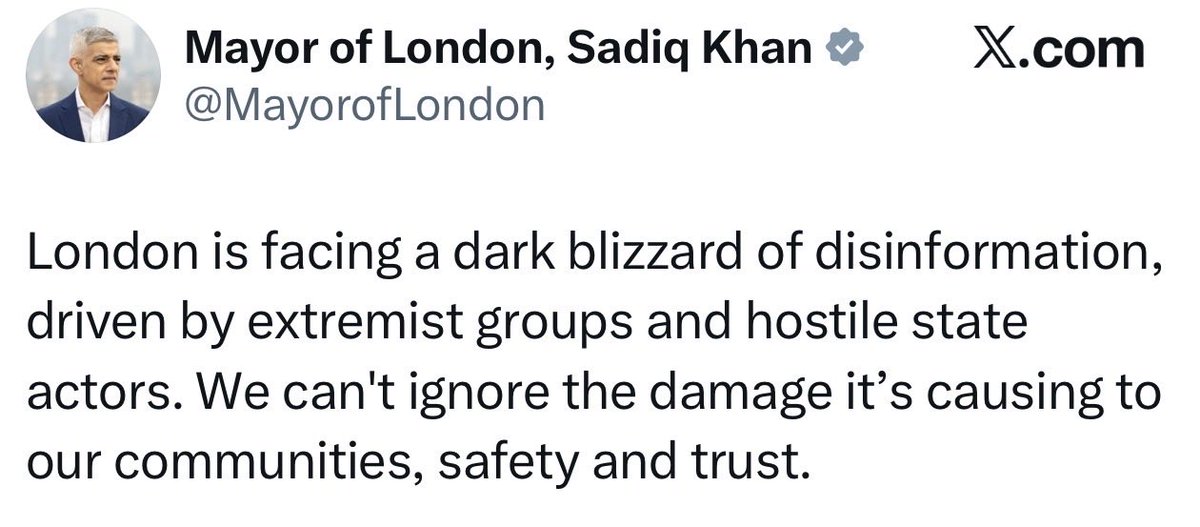 ZiaYusufUK's tweet photo. Wow, he’s beautifully summarised his own Mayorship.

Genuinely couldn’t do a better job myself. https://t.co/D8cFzdz0Pt