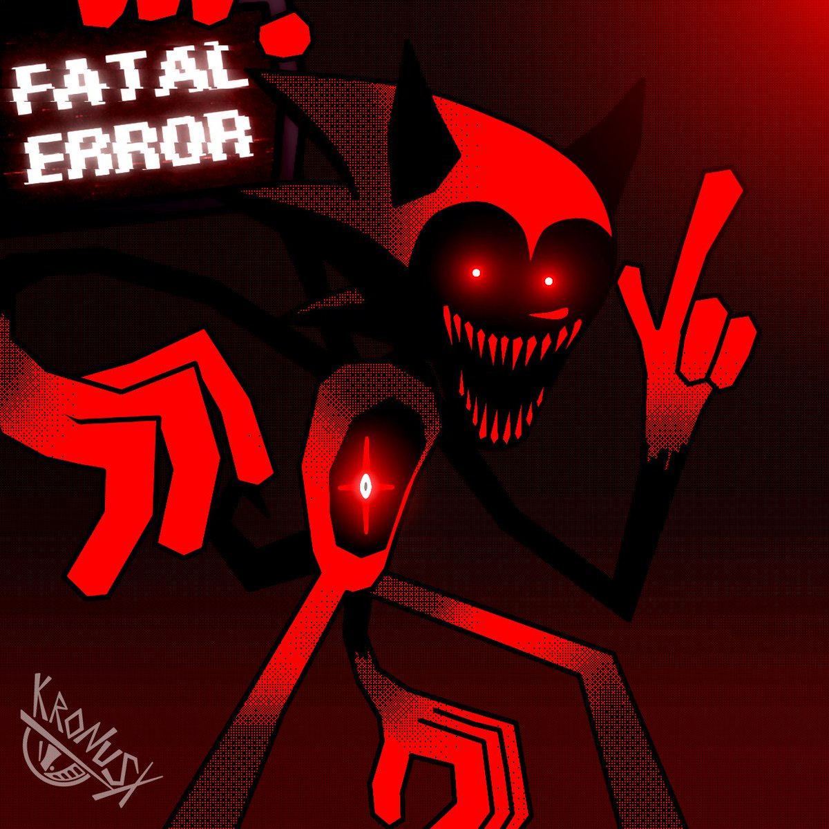 KronusX_ofc's tweet photo. F4T4L 3RR0R

#sonicexe #sonicexecommunity #sonic #fnf #art #fanart https://t.co/fXWHb5jddh
