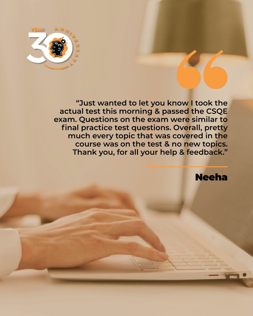 IQPScourses's tweet photo. We love hearing about our clients' success 🙌 Our quality online courses ensure you're well-prepared for your ASQ exam and real-world challenges in quality management!

#QualityManagement #ClientSuccess #QualityAssurance https://t.co/WGZhdt85Jh