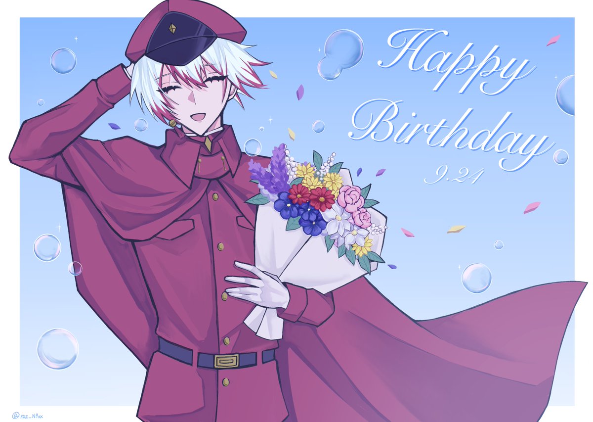 raz_N9xx's tweet photo. #9月24日は猟犬の尋問の達人の誕生日
#猟犬の盲目尋問官生誕祭2026

はっぴーばーすでー！🍐🎂 https://t.co/6m29Tq1yu5