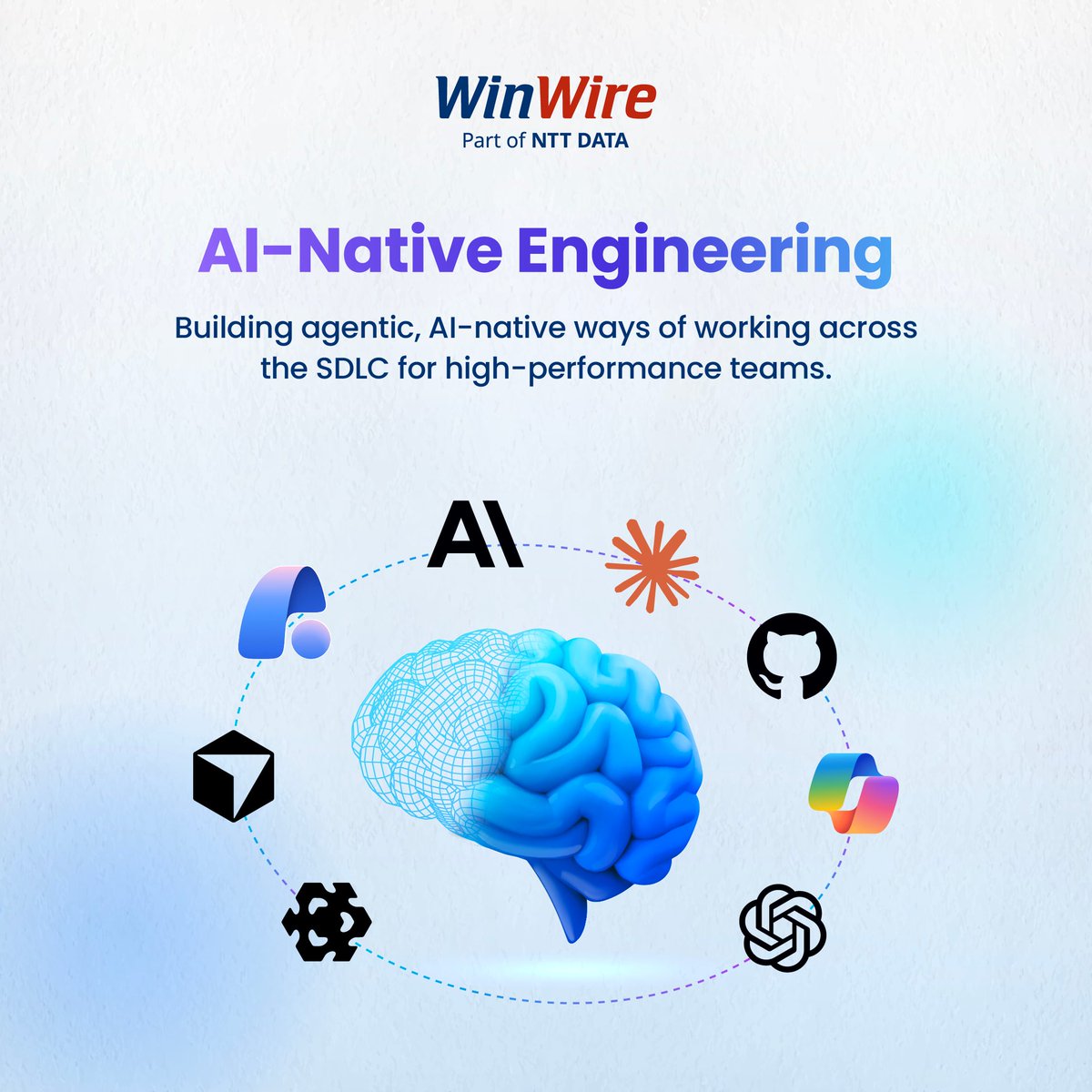 WinWire's tweet photo. Engineering is evolving. AI agents are changing how developers build, collaborate, and deliver software.
Explore what AI-Native Engineering means for the future of software development. https://t.co/dsw8UfhiiF #AINativeEngineering #AgenticAI https://t.co/jQcie2FanT
