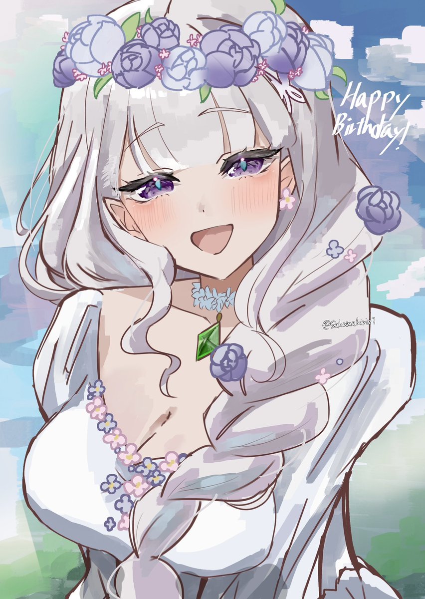 Sakumakiriz1's tweet photo. エミリアたん大好きだ！！！✨️✨️
 #エミリア誕生祭2026 https://t.co/ZJjtIa6Hr0