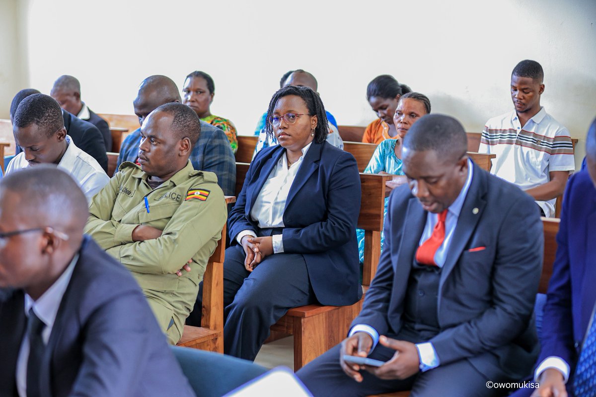 brucenahabwe1's tweet photo. PHOTOS: Hon. @GeorgeMusisi4 and his lawyers, alongside Hon. Nalukoola and Csl. Galisonga, appeared before the Wakiso High Court for the hearing of the election petition.

The NRM candidate, who came last in the 2026 election filed a petition against Hon George Musisi. https://t.co/MBeeIuPRIY