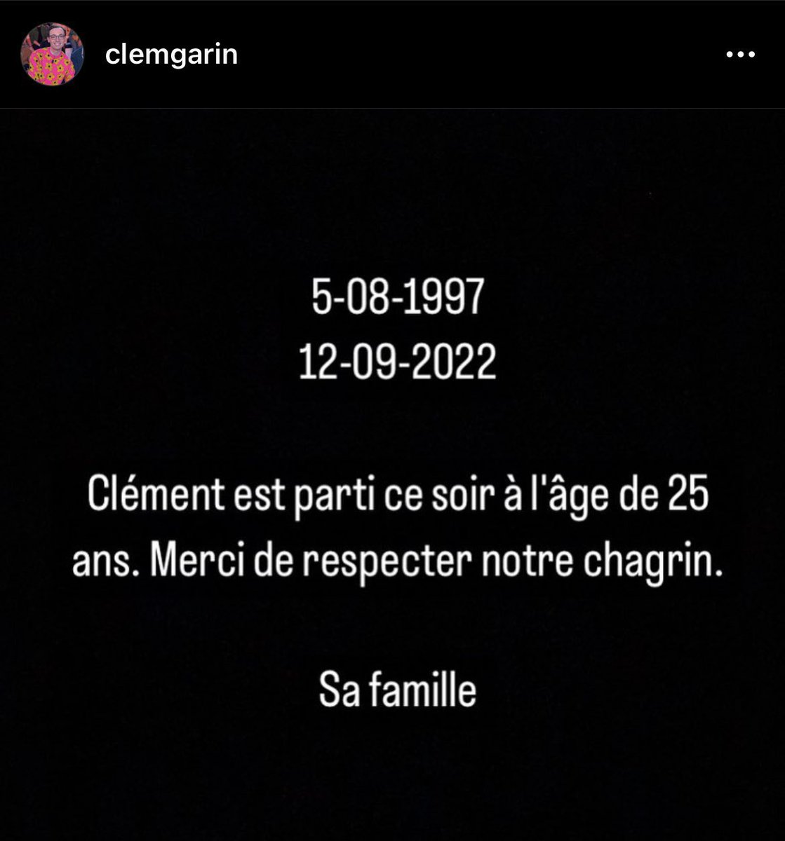 manonreact's tweet photo. 20 - Le décès de clement est annoncé sur son propre compte instagram. 

soi disant par sa famille.

Monsieur est bel et bien encore en vie https://t.co/Ruu8rAuUd6