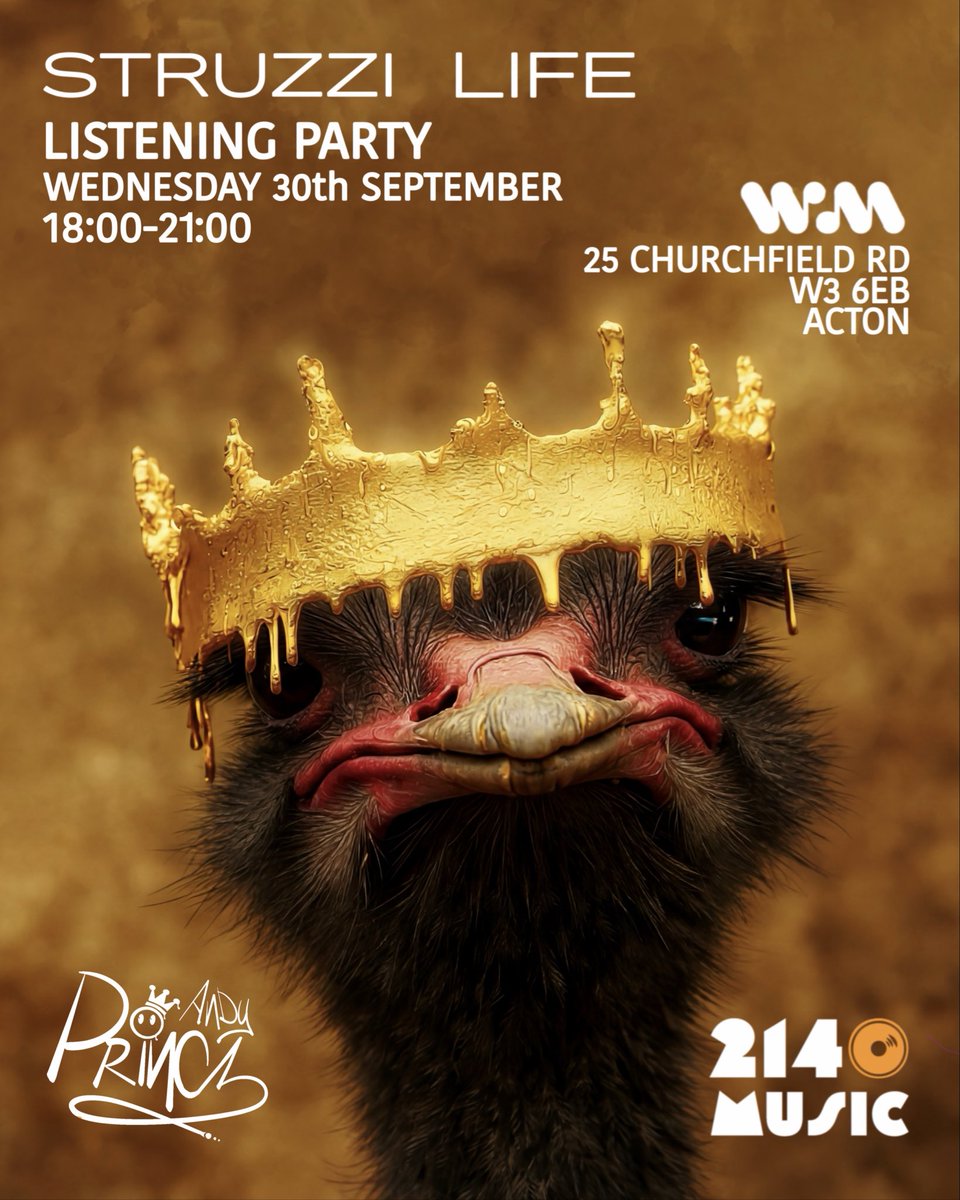 PrinczLDN's tweet photo. Who is coming out ? West London
Acton
Wednesday 30th September
#2140music #AKMEKOOLBEATS #AndyPrincz #youknowwhoitis #STRUZZILIFE
@Akme @2140ART_ https://t.co/OneVsPalml