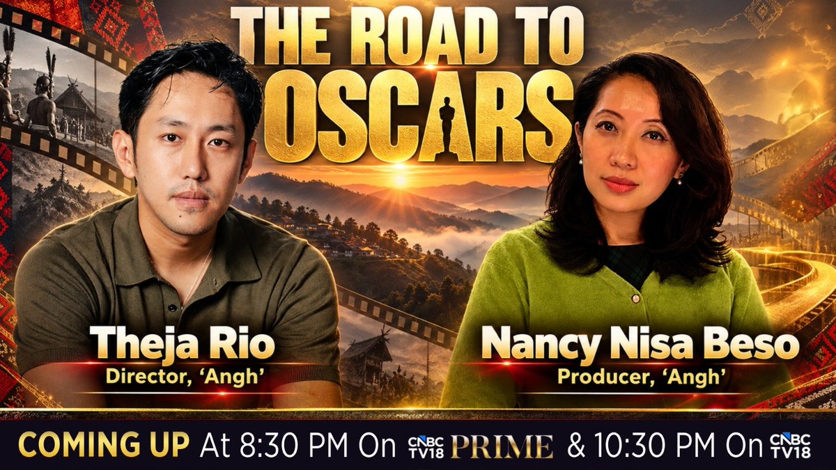 CNBCTV18Live's tweet photo. #GlobalLensExclusive | #Angh: The Indian film about #Nagaland has qualified for the #Oscars!
@ArchanaaSolanki speaks with Angh filmmakers https://t.co/H1GwJcAZQS