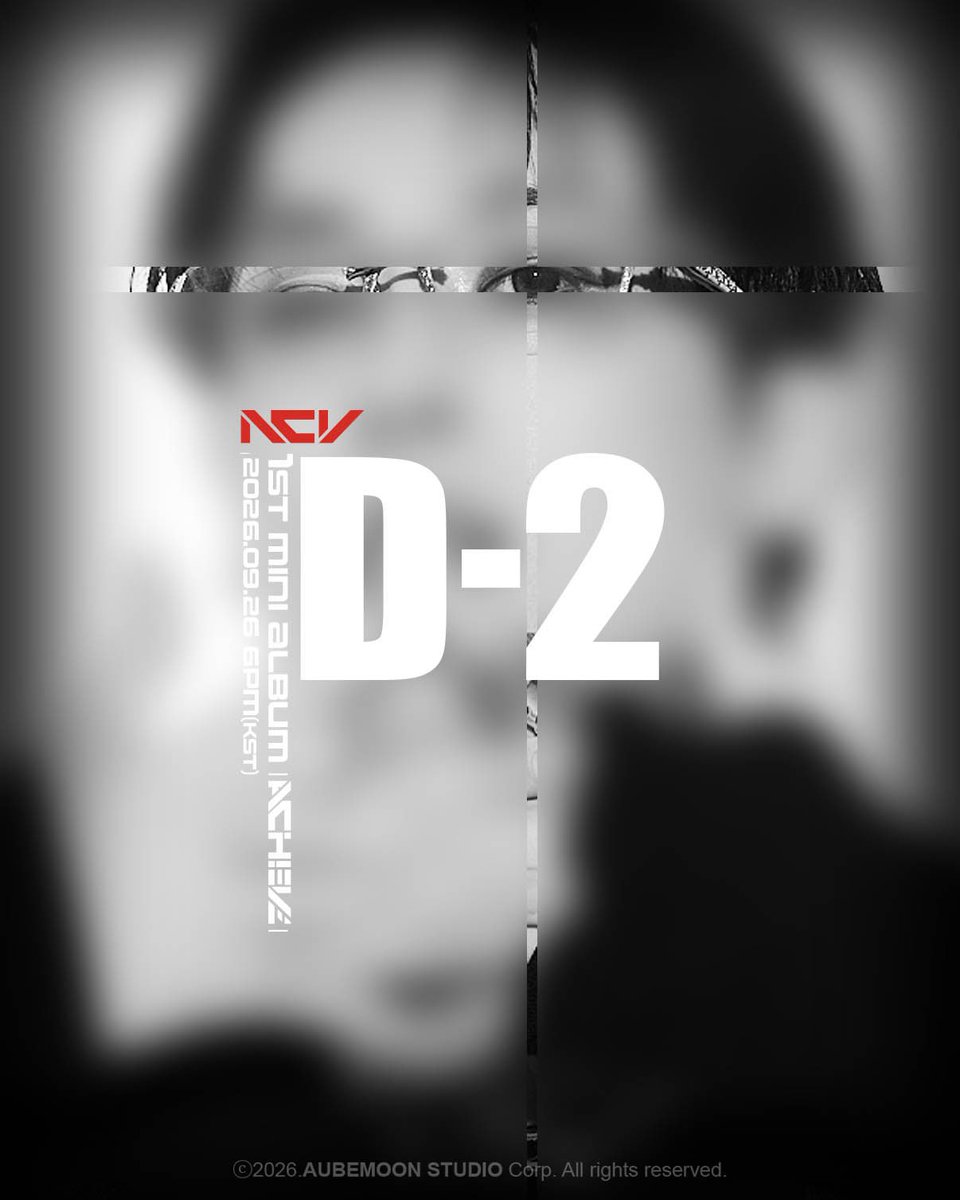 nchiveofficial's tweet photo. 📣D-2📣

NCV 1st Mini Album [ACHIEVE]

🌎 2026.09.26. 6PM (KST) 

#NCV #NCHIVE #엔카이브
#NCV_ACHIEVE
#NCV_INCEPTION_터져 https://t.co/AXOaqY8pns