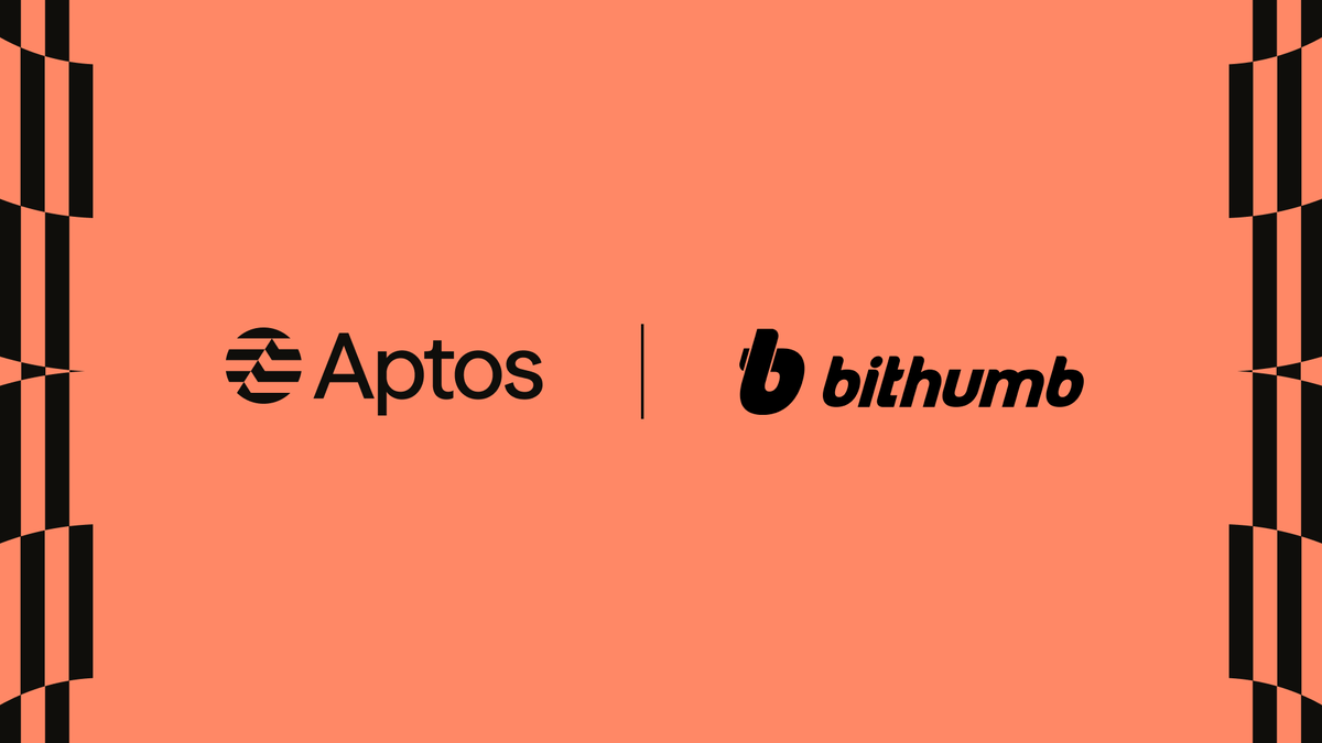 Aptos's tweet photo. APT staking is now available on @BithumbOfficial.

Bithumb is also hosting a staking campaign during the launch period. Eligibility, terms, and how the campaign works are outlined on Bithumb: https://t.co/YxbTUORcji https://t.co/3JhtQN1vKS