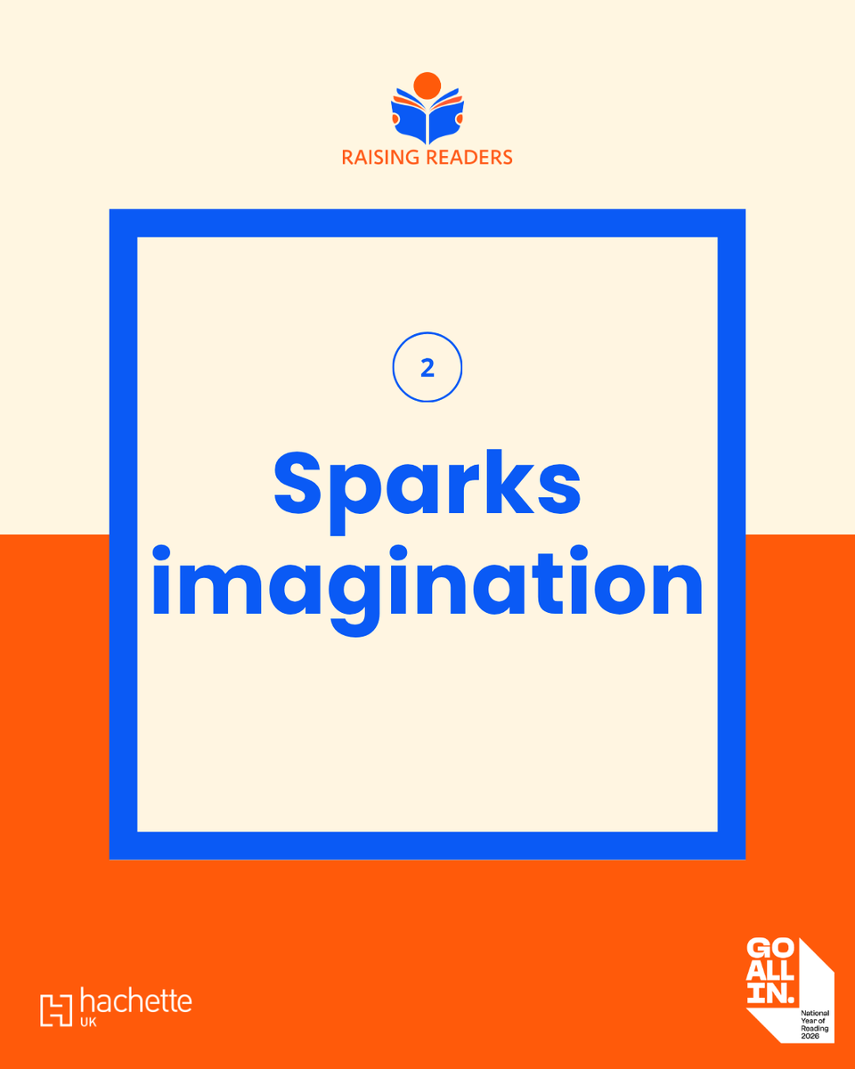 HachetteUK's tweet photo. Just 10 minutes of reading with a child a day can make a lasting impact. 

1: Builds confidence 
2: Sparks imagination 
3: Helps children feel understood 
4: Take the pledge 

#ReadingisGolden #RaisingReaders https://t.co/qElvKSHCnX