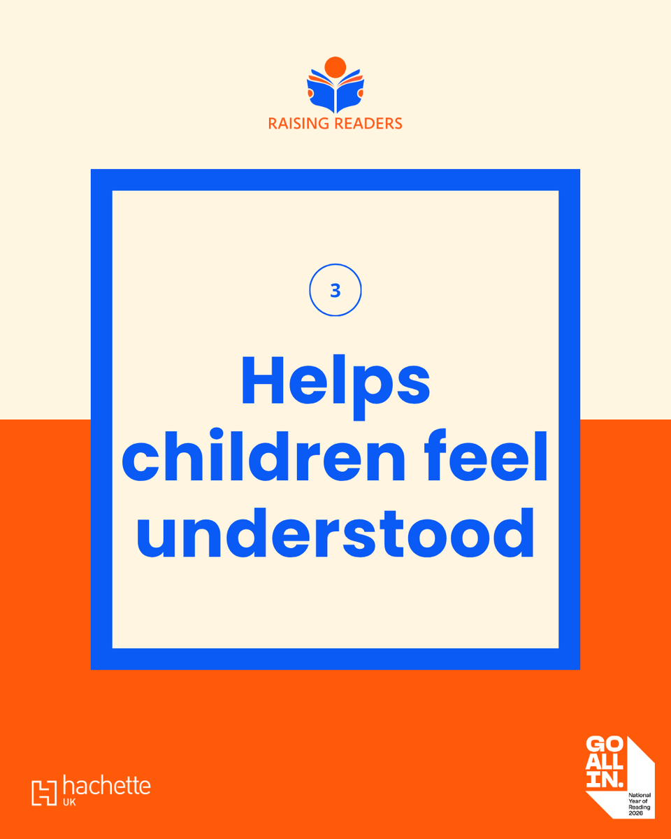 HachetteUK's tweet photo. Just 10 minutes of reading with a child a day can make a lasting impact. 

1: Builds confidence 
2: Sparks imagination 
3: Helps children feel understood 
4: Take the pledge 

#ReadingisGolden #RaisingReaders https://t.co/qElvKSHCnX