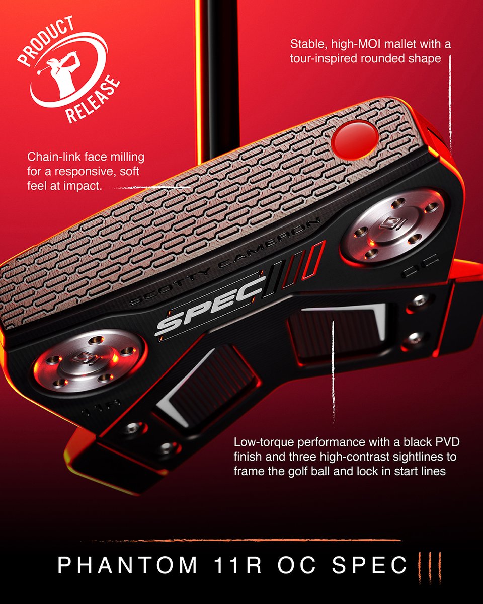 clubchampmedia's tweet photo. Mallet stability or blade feel? Why not both?
Link in bio to putt the new @ScottyCameron.
#ClubChampion #ScottyCameron #PutterFitting #GolfEquipment #Golf #GolfLife #PGA #Putting #LPGA https://t.co/WNEIUJjJBh