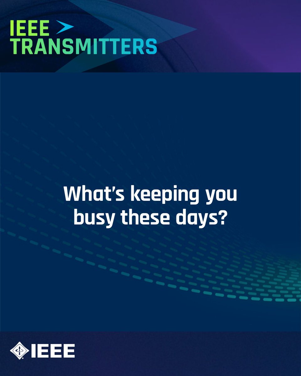 IEEEorg's tweet photo. The technology leaders advancing global progress are rarely standing still. 

IEEE Transmitters are advancing research, connecting communities and scaling responsible innovation across global industries.

Explore their insights: https://t.co/HAzbHPONu2 https://t.co/NJfKXlTm8I