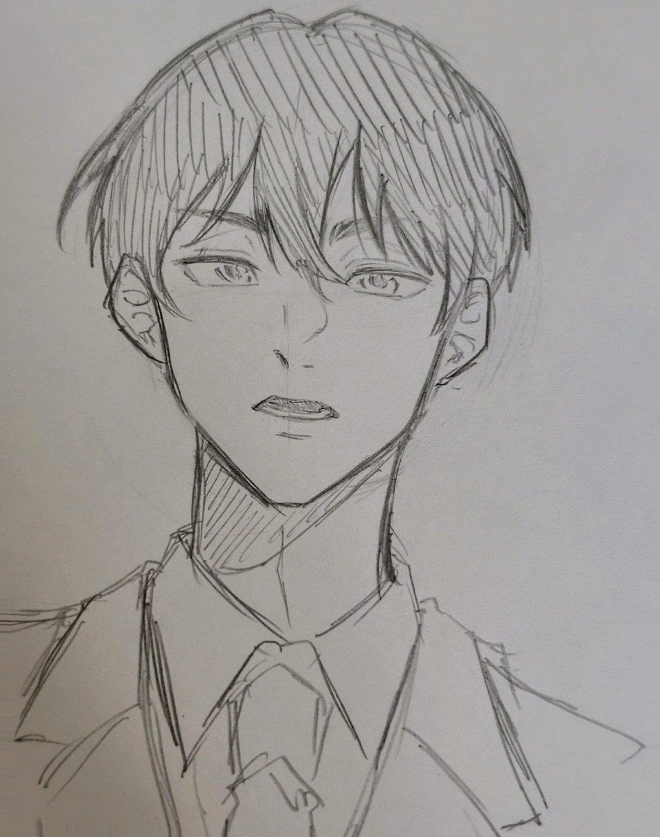 Reocha_o4's tweet photo. これは初描きﾅｵﾄ
てかまずﾅｵﾄしか描いたことないからあの❄️もこの先だすキャラも初描きなので許してって保険かけとく https://t.co/8o7H254CQL