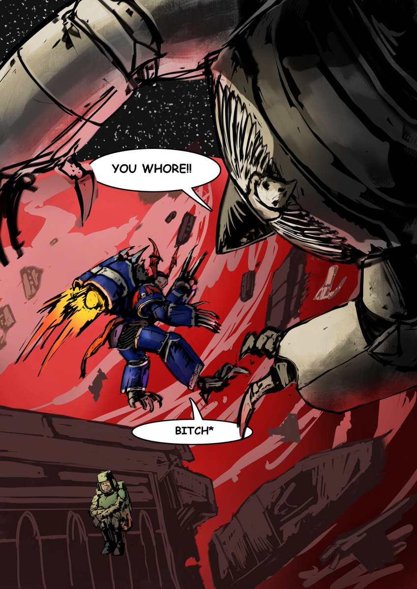 elvenvity's tweet photo. One of those comic test pages i did in summer https://t.co/qdPAENmKQP
