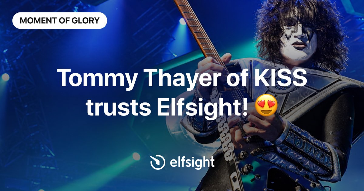 elfsight's tweet photo. Guess who’s using Elfsight?🤘🎸

We found Elfsight widgets on KISS guitarist Tommy Thayer’s website and took a look at how he uses them to share content and keep in touch with fans.

Read the full story in our Community: https://t.co/6KyX2esxSg https://t.co/1UcIM6mNjK