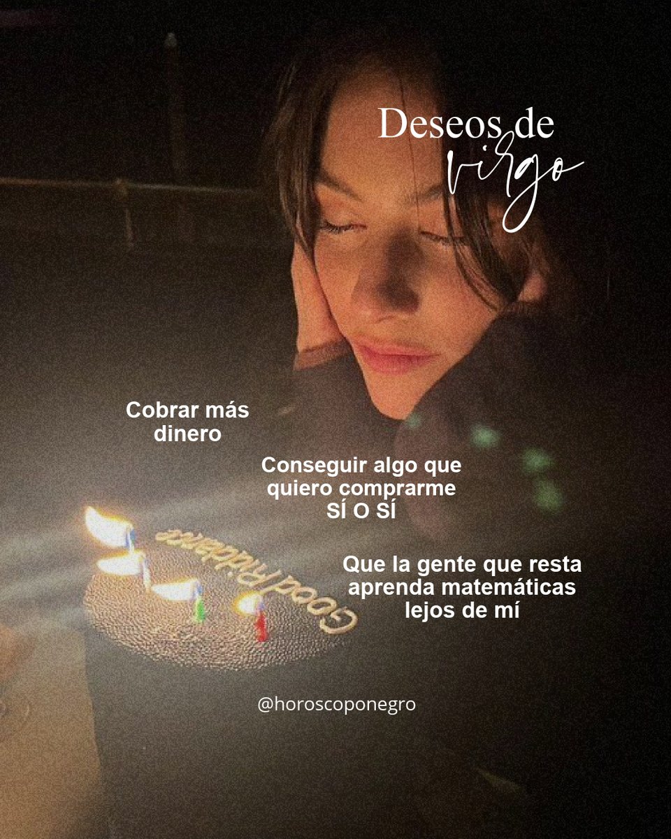 virgo_hn's tweet photo. No es tu cumpleaños, pero tienes unas cuantas cosas que pedir 😂 Aquí van algunos deseos para esta temporada de Libra. ¿Cuál añadirías tú? 👀 https://t.co/2Vu1hYAnNR