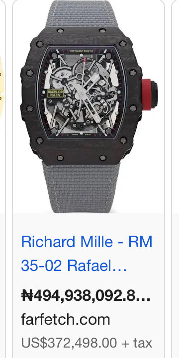 wizkidgirlie's tweet photo. WIZKID ROCKED $372K RICHARD MILLE RM 30-02 AT IBIZA LAST NIGHT 🇪🇸🦅❤️🥶

Big Wiz money loooooong 🥵 https://t.co/MhLbCoN2zV