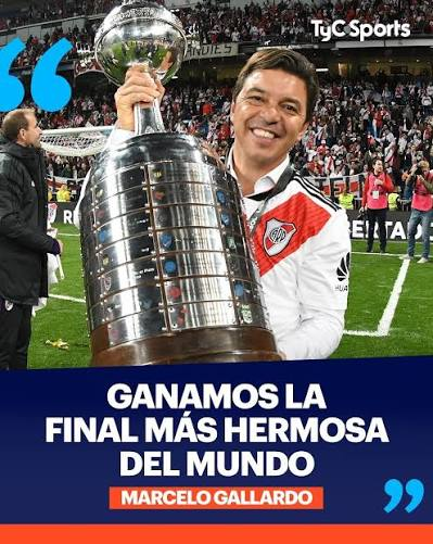 galera_y's tweet photo. Mauricio Macri en Nación, Angelici en CABA. Mitjans, Beligoy y Tapia en AFA, Gribaudo en Conmebol. Estaban en todos lados, con un poder superconcentrado pocas veces visto. Pero River prevaleció. La estatua de Gallardo quedó chica. https://t.co/Dopt0jOEnM