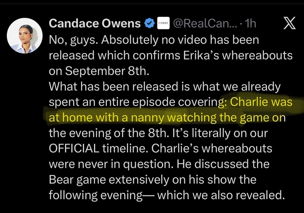 ErikaCA47's tweet photo. Candace: "Nope. Erika didn’t take that video. It was the nanny."

We broke Candace. It’s just pathetic at this point. 🤦🏻‍♀️ https://t.co/X7L5lDujQ2