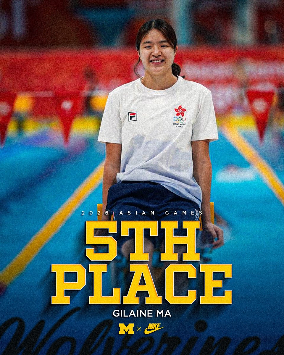 umichswimdive's tweet photo. Asian Games action

Natalie Kan earns in the 100m butterfly, and Gilaine Ma takes 5th in the 4x100m mixed relay!

#GoBlue https://t.co/6lUMrRhwnN
