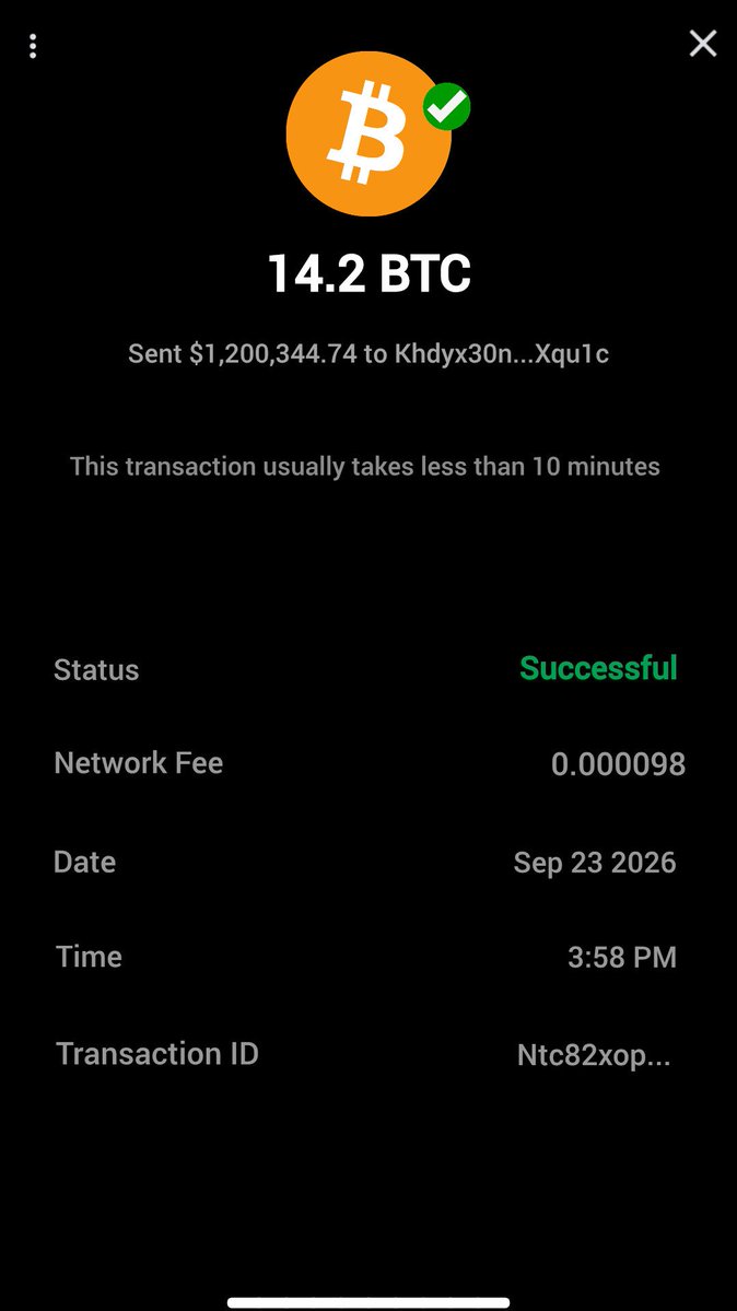 flashUSDT4's tweet photo. 14.2 Bitcoin flashing $BTC #bitcoin #bitcoinflashing https://t.co/l2rN6vEHxu