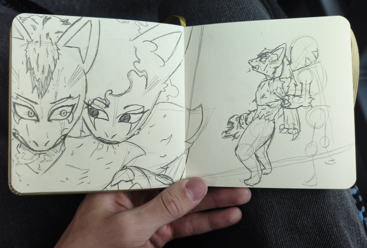 PokeFields's tweet photo. Some sketches... I'll convert it to digital https://t.co/Z2RTcOp2am