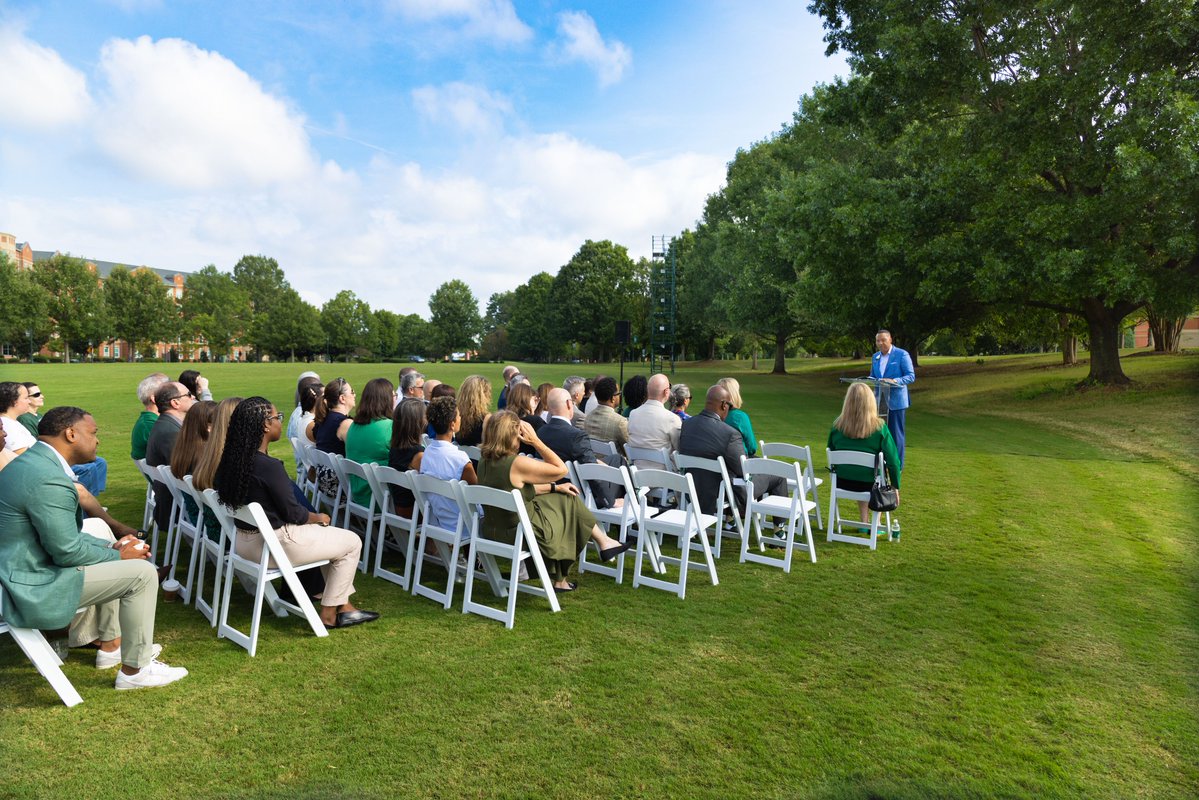 unccharlotte's tweet photo. Eight decades of Niner Nation, and we’re putting down even deeper roots. 🌳💚

We planted an oak on campus to mark our 80th, and through our partnership with @treescharlotte, 80 more will take root across Mecklenburg County.

Happy anniversary, Niner Nation! ⛏️ https://t.co/5EPhnkhN92