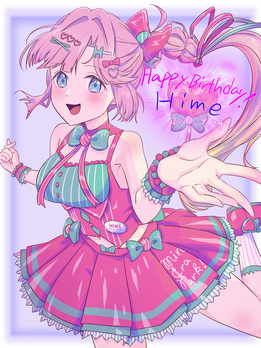 myrain569910131's tweet photo. 姫芽ちゃん誕生日おめでとう💜🏆🎡🐊🎮
#安養寺姫芽生誕祭2026
#蓮ノ空美術部 https://t.co/ysXudthp8P