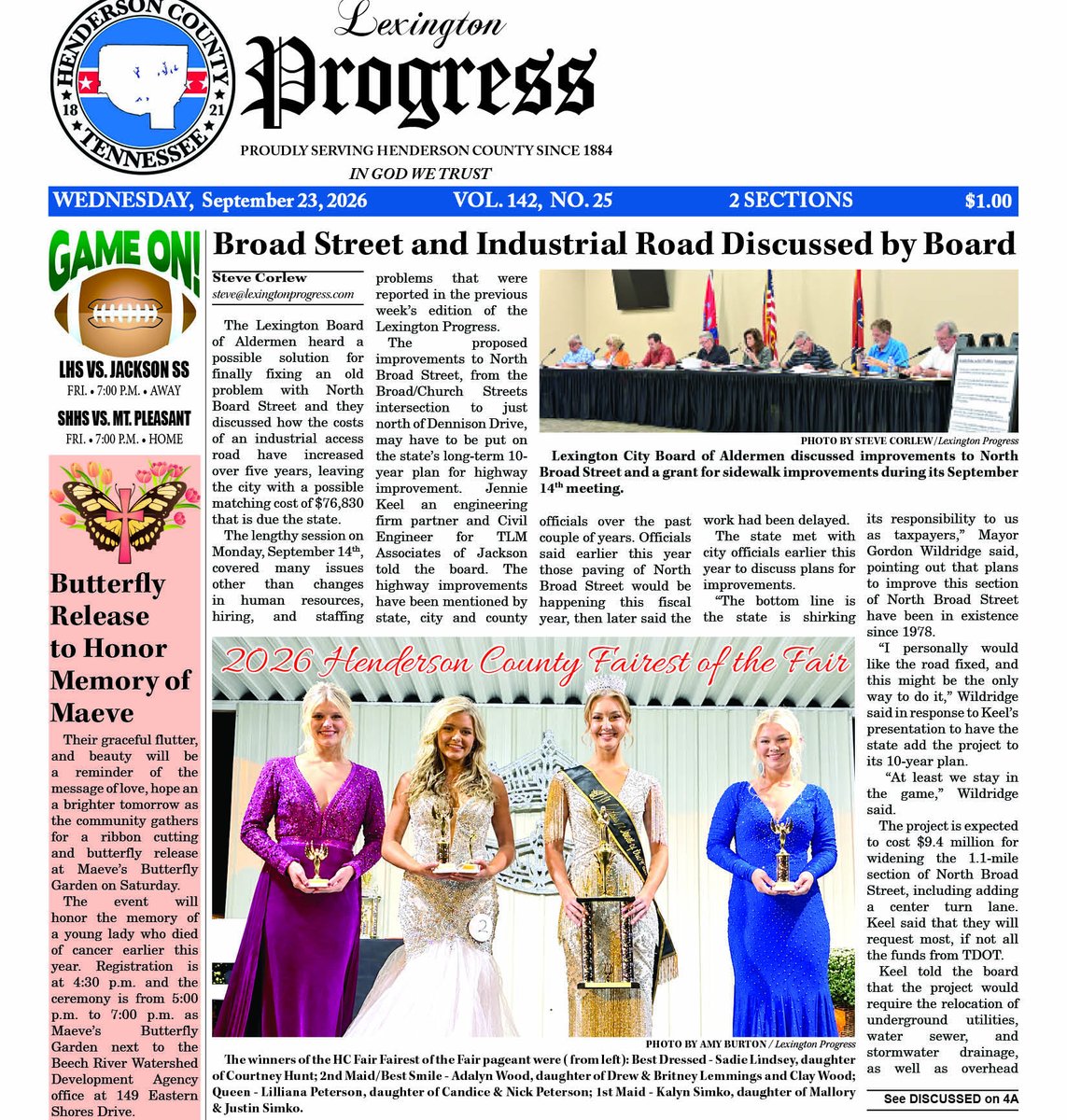 _TheProgress's tweet photo. It's PAPER DAY!! Don't miss this week's edition of the Lexington Progress featuring last week's fair pageant &amp; exhibit winners. Available in newsstands now or online at https://t.co/jZfkTnsGr4
#YourLocalNewsSource #StayInformed #Fair2026 #SupportLocalSports https://t.co/0381ektqok