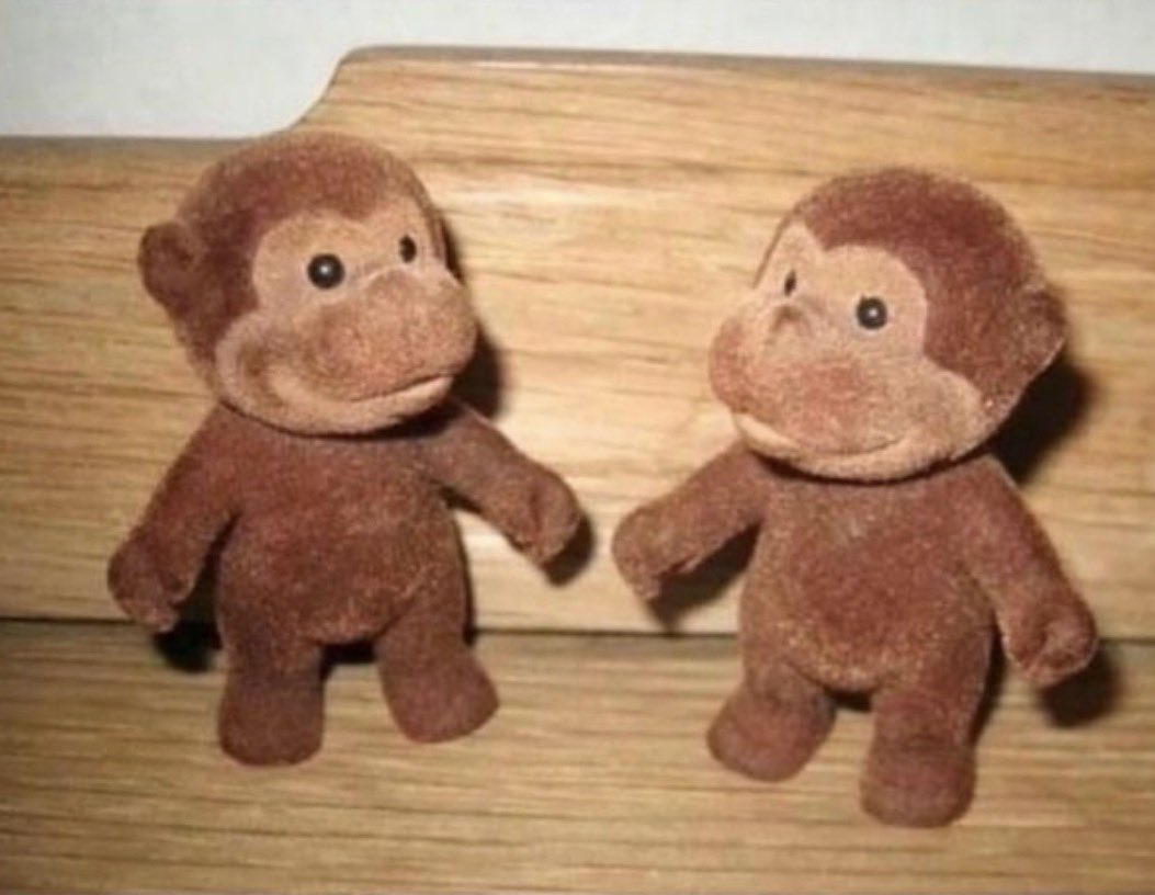 fruitpibble's tweet photo. us if we were both little monkeys https://t.co/d2RnAaiDLp