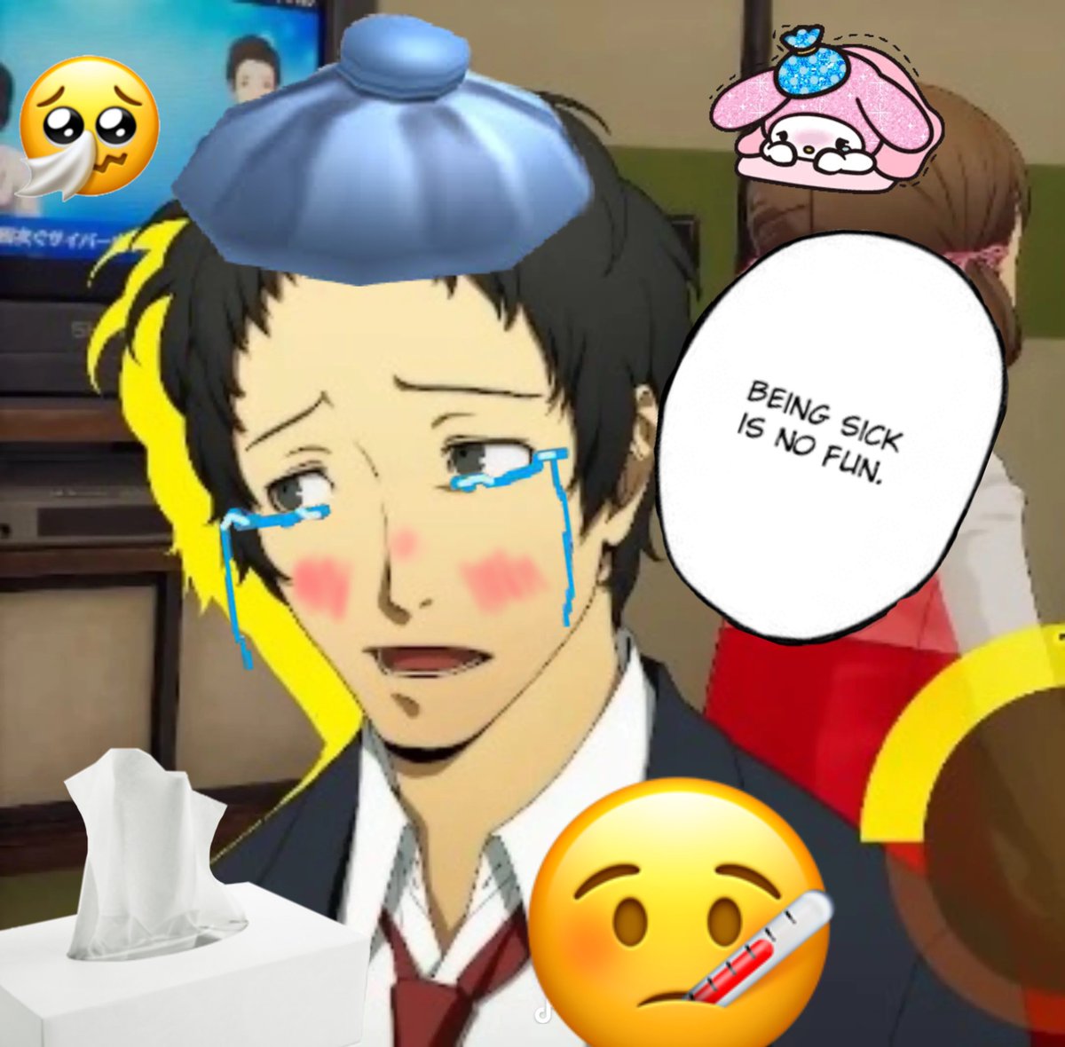 cringegirl112's tweet photo. i’m so sick i made adachi sick and experience my pain because he deserves it https://t.co/4vhmKbL3eN
