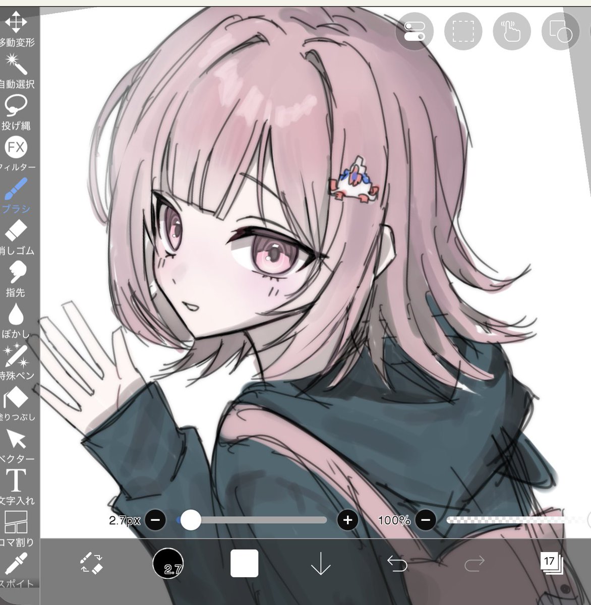 orponzu's tweet photo. 七海描いてるよwip https://t.co/eABIqkUYEB