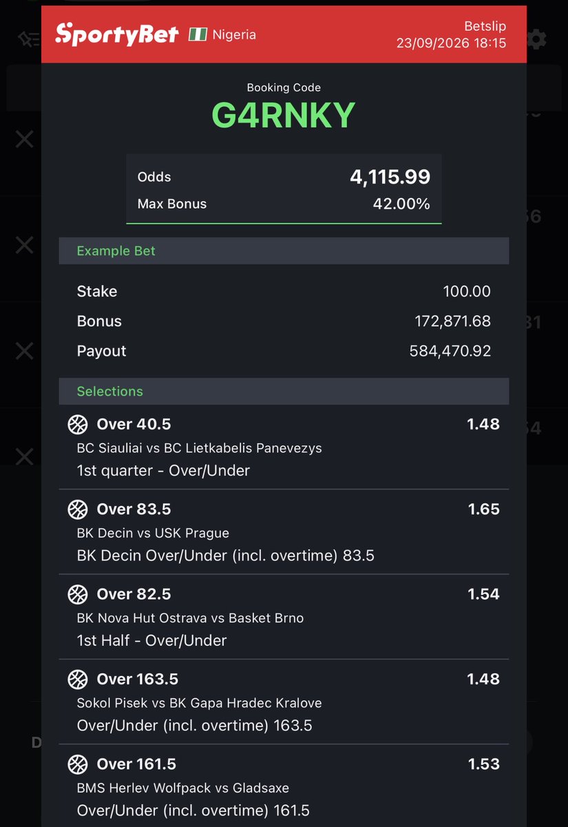 Bw_princes's tweet photo. 🏦 4k+ Odds ➡️ G4RNKY [🏀⚽️]

💯💯make your edits❤️❤️ https://t.co/8Jl5MtYVyF