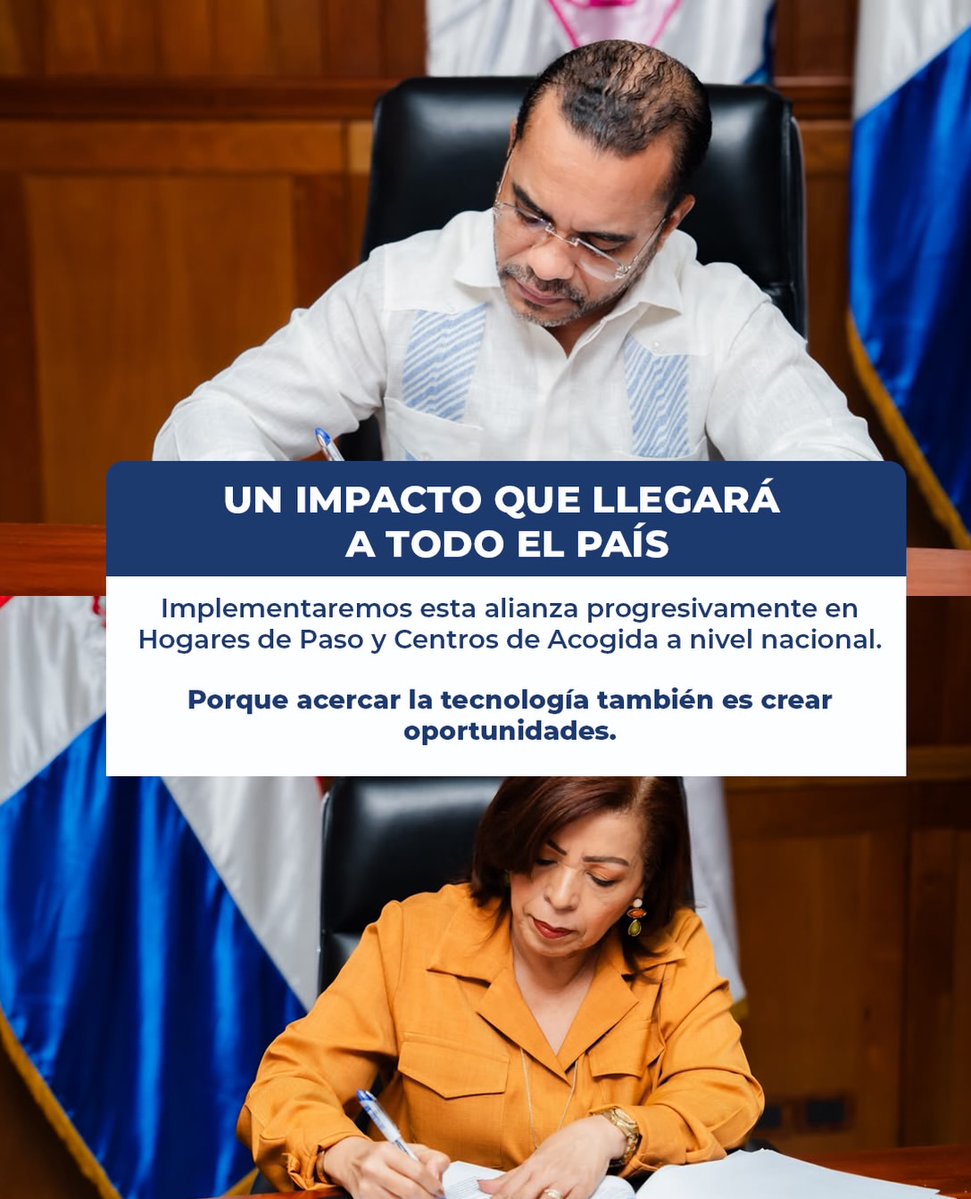 ITLARD's tweet photo. Junto a nuestro rector, @JimmyRosario, y la presidenta ejecutiva del CONANI, Ligia Jeannette Pérez Peña, reafirmamos un compromiso que nos mueve: utilizar la tecnología y la educación como herramientas de transformación social. https://t.co/LKZdYsCVVr