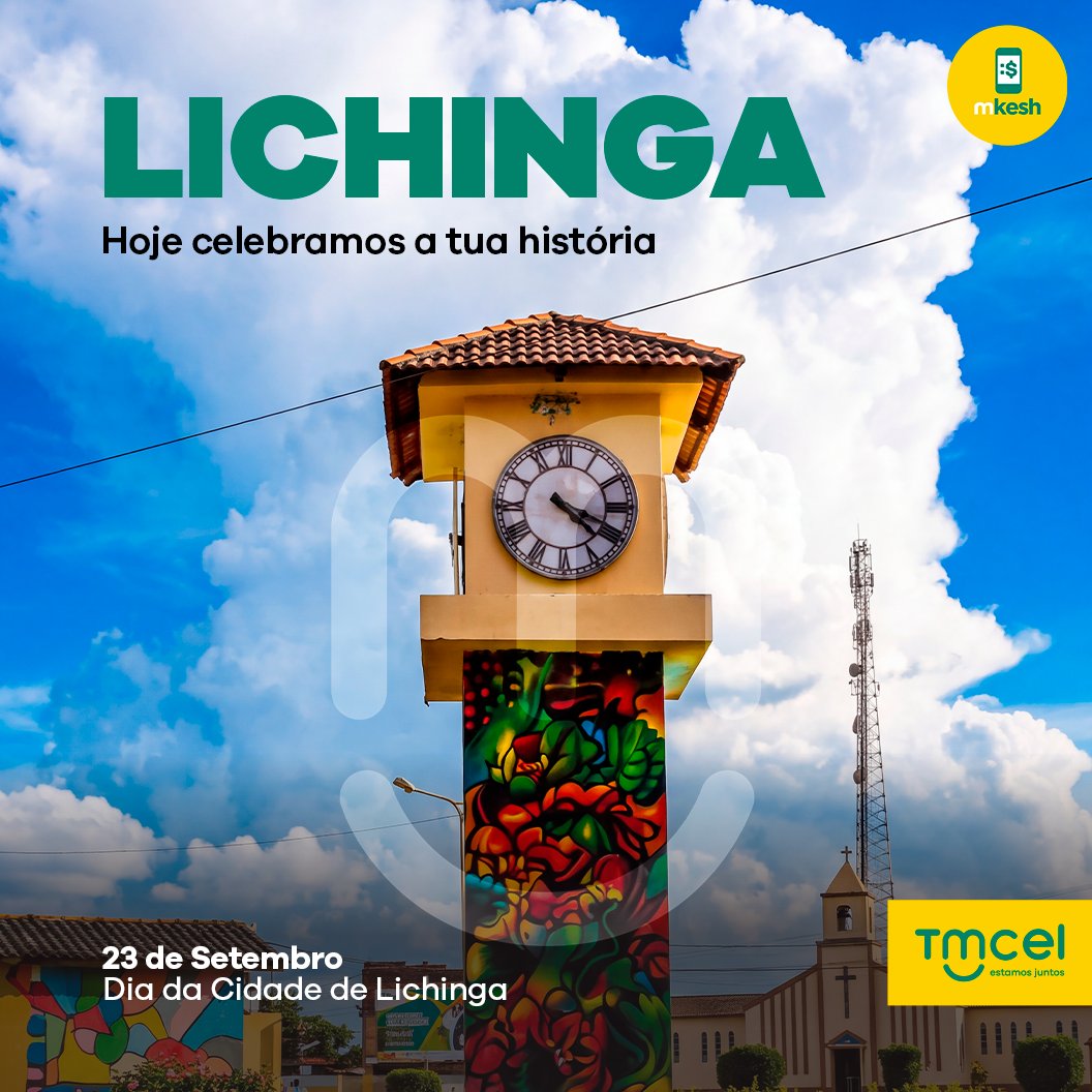 Tmcel_mz's tweet photo. Juntos celebramos mais um aniversário da Cidade de Lichinga.
Parabéns a todos munícipes.
#Tmcel #EstamosJuntos https://t.co/N7pMBil9bu