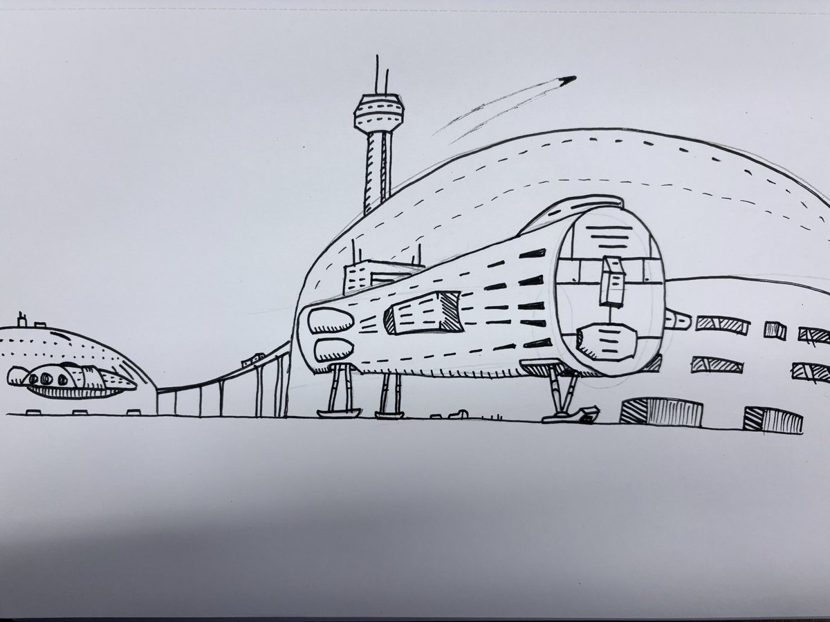 AlathianGalaxy's tweet photo. #shiptember Day 23 - Commercial Flight / Star Port https://t.co/17yIn4yGxG