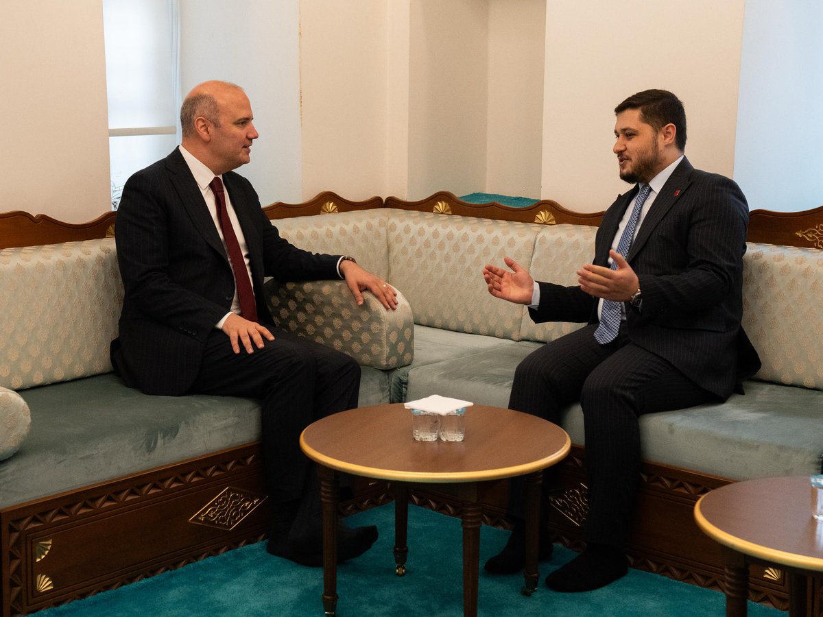 mttborgtr's tweet photo. AK Parti Genel Başkan Yardımcısı Sayın Ömer İleri, Genel Başkanımız Sayın Tahsin Başarı’yı ziyaret etti. https://t.co/QSgJYnGkf3