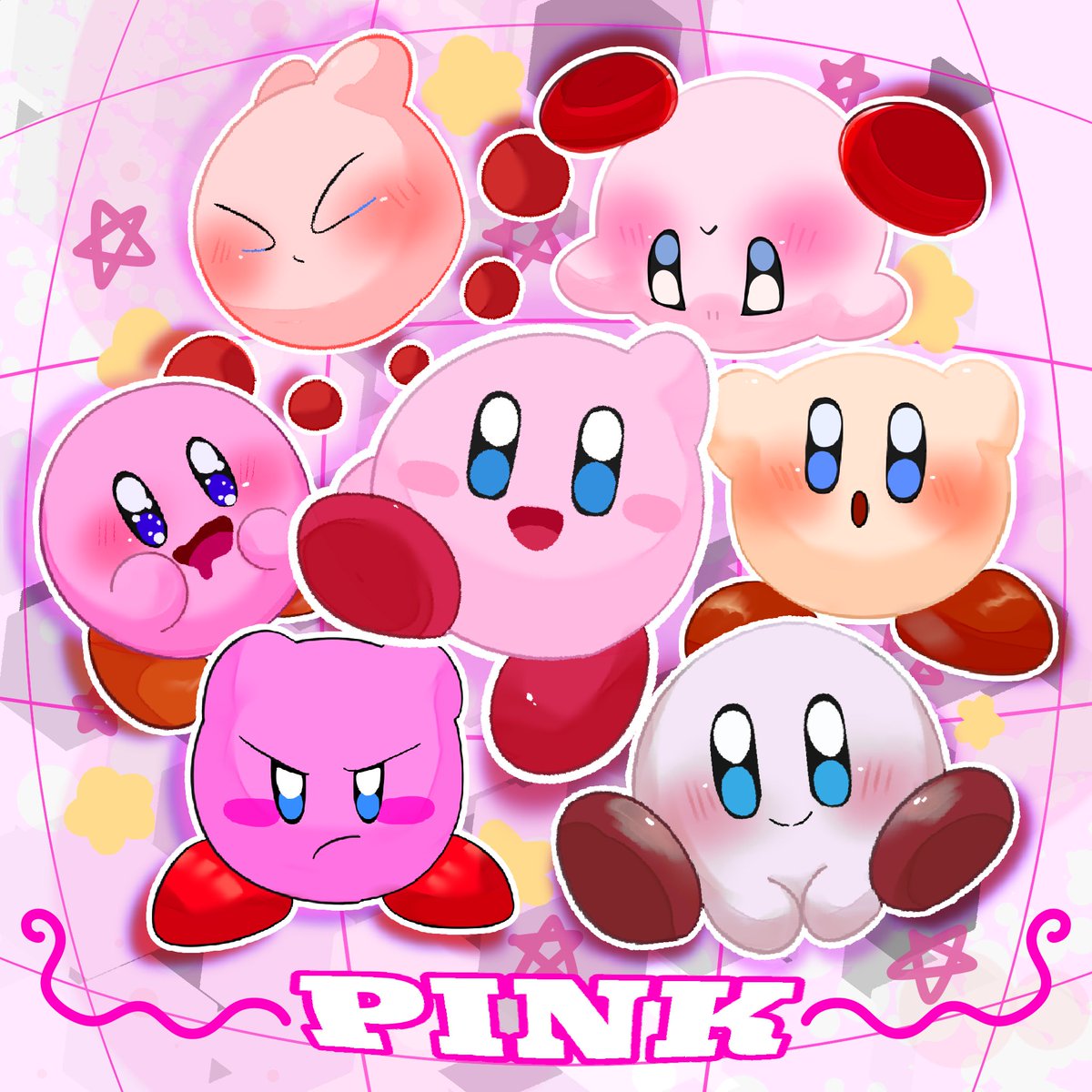 Sbsg1010's tweet photo. カービィの色ってピンクなのに絵師さんによって全然色違うよね https://t.co/wHN0bYTa6T